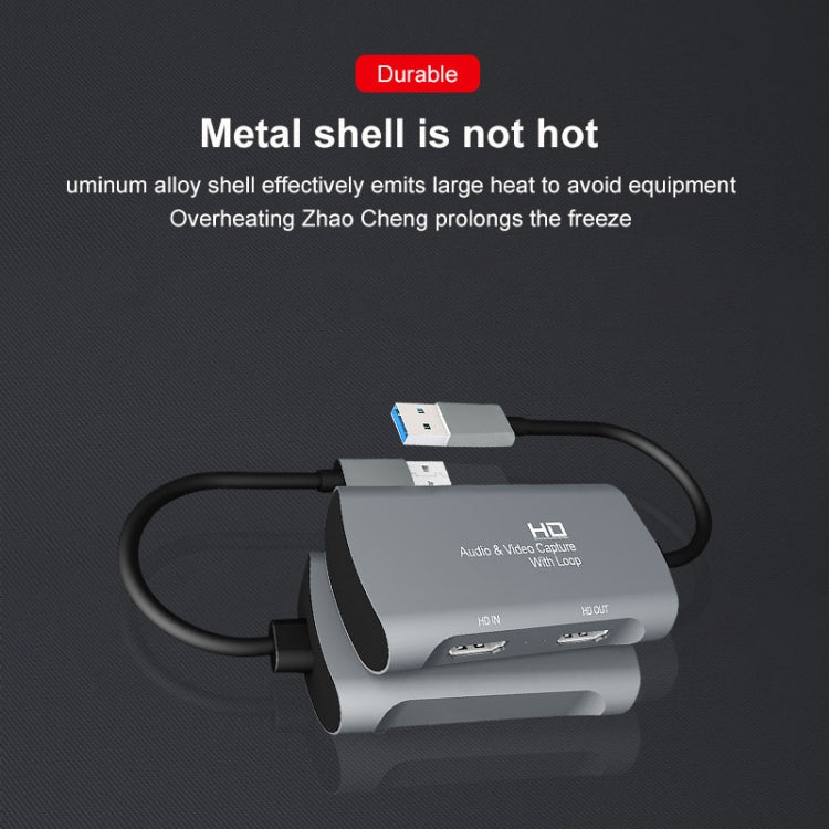 Z31 Caixa de Captura de Vídeo HDMI Fêmea para HDMI Fêmea + Áudio + USB 2.0, Z31