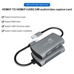 Z31 Caixa de Captura de Vídeo HDMI Fêmea para HDMI Fêmea + Áudio + USB 2.0, Z31