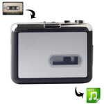 Conversor de Cassete USB para MP3 Captura de Áudio Reprodutor de Música, Cassete para MP3