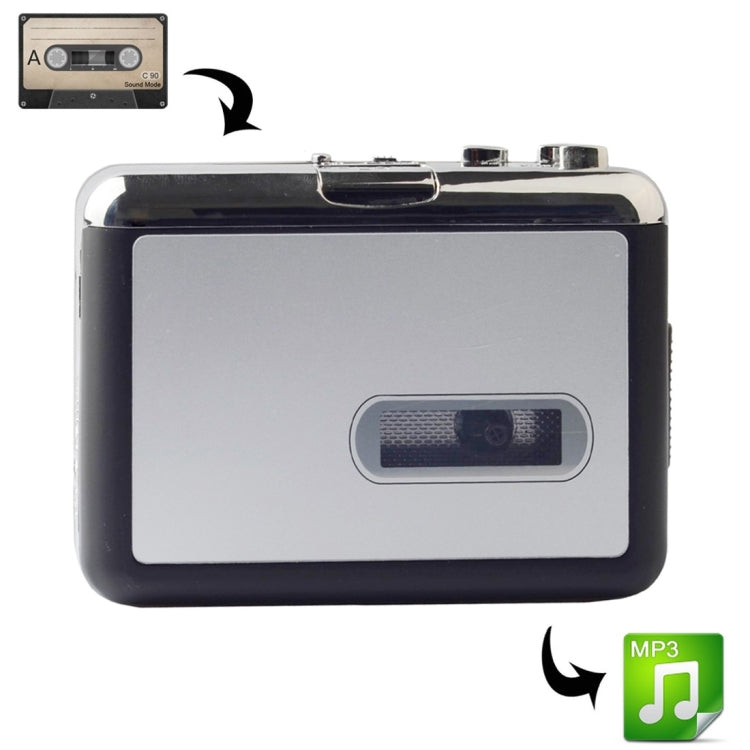 Conversor de Cassete USB para MP3 Captura de Áudio Reprodutor de Música, Cassete para MP3