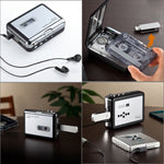 Conversor de Cassete USB para MP3 Captura de Áudio Reprodutor de Música, Cassete para MP3