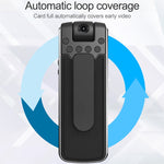 Caneta Gravadora com Design de Clipe Traseiro B18, Câmara HD 1080P, Suporta Detecção de Movimento / Visão Noturna por Infravermelhos / Câmara com Rotação de 180 Graus / Cartão TF