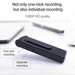 Gravador de Vídeo com Câmara HD 1080P e Design de Clipe Traseiro B19, Suporta Detecção de Movimento / Visão Noturna por Infravermelhos / Câmara com Rotação de 180 Graus / Cartão TF / OTG