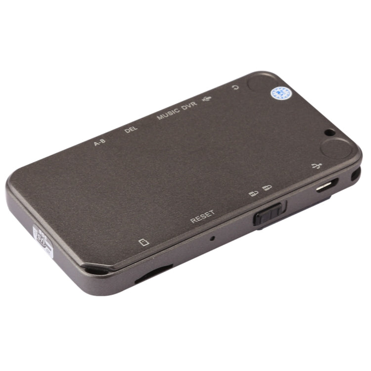 Gravador de Voz Portátil VM181, 8GB, Suporta Reprodução de Música / Cartão TF / Entrada LINE-IN e Gravação Telefónica