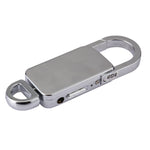 Gravador de Voz Portátil VM800 com Chaveiro, 8GB, Suporta Reprodução de Música