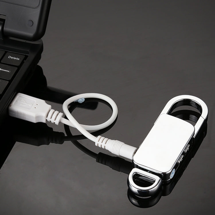 Gravador de Voz Portátil VM800 com Chaveiro, 8GB, Suporta Reprodução de Música