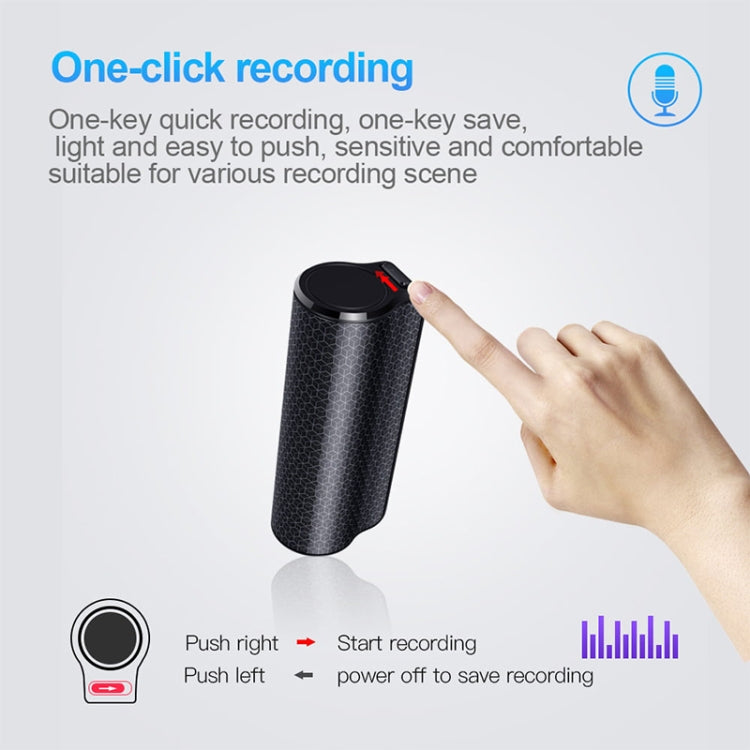 Caneta de gravação de voz com controlo por voz, redução de ruído HD inteligente Q70, 8GB