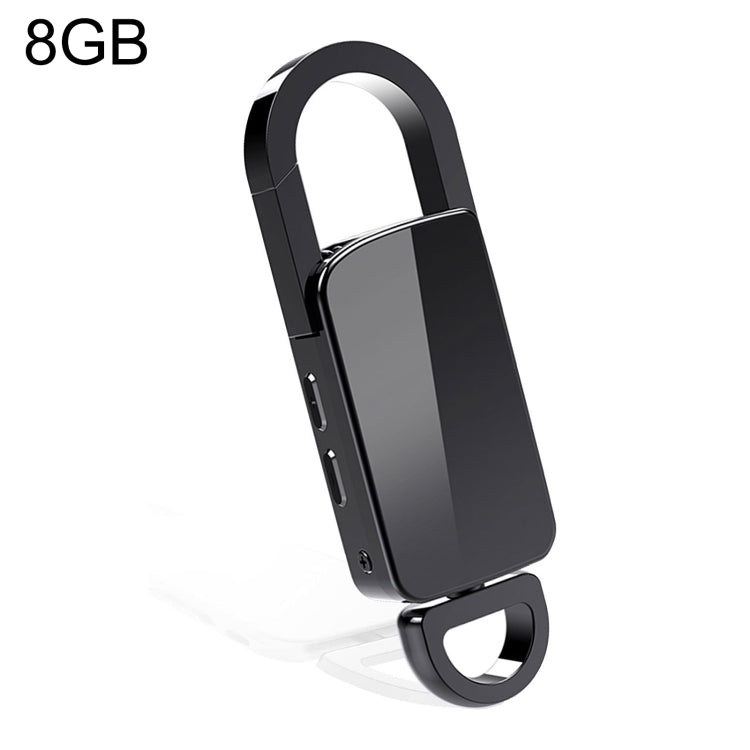 Gravador Portátil de Redução de Ruído HD S20 8GB em Forma de Porta-Chaves, 8GB