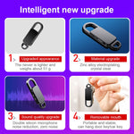 Caneta de gravação portátil com redução de ruído HD S20, porta-chaves, 64GB