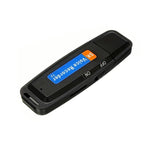 Gravador de voz portátil USB U-Disk recarregável SK001, sem memória, sem memória