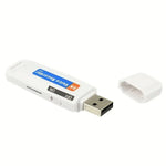 Gravador de voz portátil USB U-Disk recarregável SK001, sem memória, sem memória