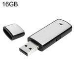 Gravador de voz portátil recarregável U-Disk para reuniões SK858, 16GB