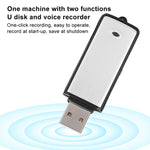 Gravador de voz portátil recarregável U-Disk para reuniões SK858, 16GB