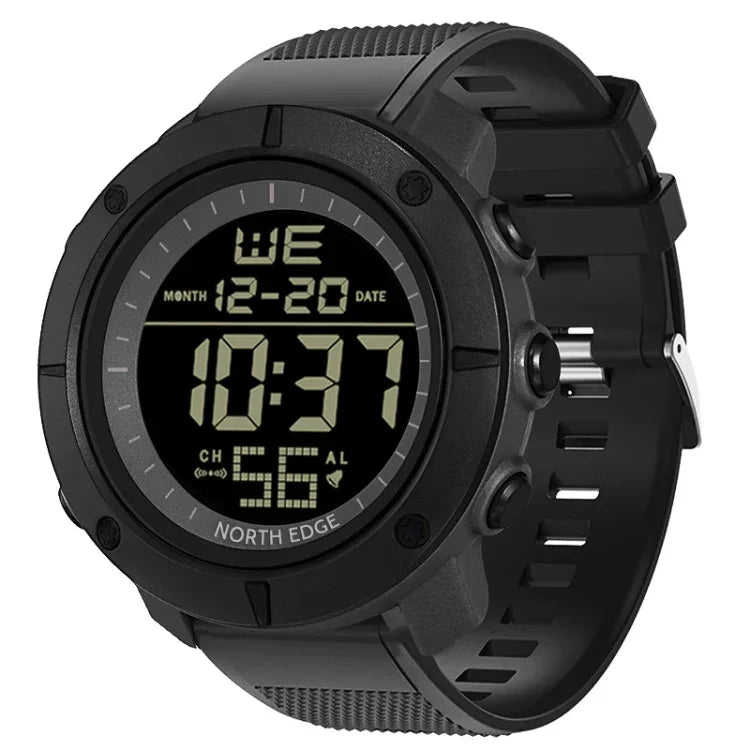 Relógio Digital Inteligente Masculino TANK North Edge, Profissional, Militar, para Desporto ao Ar Livre, à Prova de Água, para Corrida e Natação, TANK North Edge