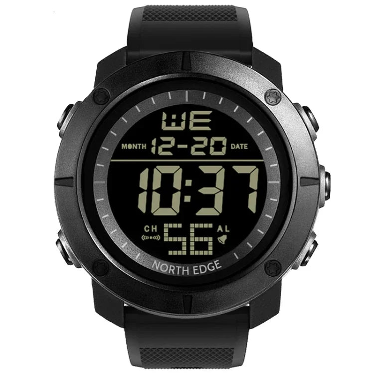 Relógio Digital Inteligente Masculino TANK North Edge, Profissional, Militar, para Desporto ao Ar Livre, à Prova de Água, para Corrida e Natação, TANK North Edge