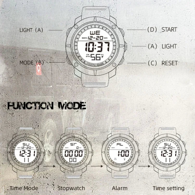 Relógio Digital Inteligente Masculino TANK North Edge, Profissional, Militar, para Desporto ao Ar Livre, à Prova de Água, para Corrida e Natação, TANK North Edge