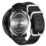 Relógio Inteligente Electrónico Multi-funções NORTH EDGE para Desporto ao Ar Livre, à Prova de Água, Suporta Medição de Humidade / Previsão do Tempo / Medição de Velocidade, Estilo: Correia de Nylon, Correia de Nylon