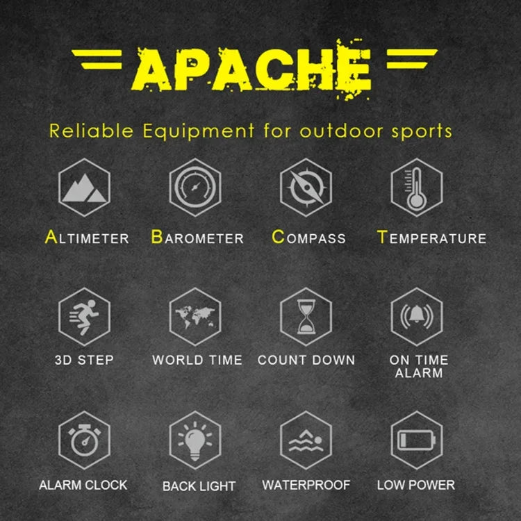 Relógio Inteligente Electrónico Multi-funções NORTH EDGE para Desporto ao Ar Livre, à Prova de Água, Suporta Medição de Humidade / Previsão do Tempo / Medição de Velocidade, Estilo: Correia de Nylon, Correia de Nylon