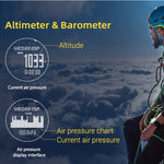 Relógio Inteligente de Mergulho NORTH EDGE AQUA, 100m à Prova de Água, Suporta Ecrã Luminoso e Modo Bússola, AQUA