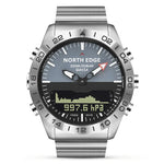 North Edge GAVIA Relógio Digital Inteligente Masculino para Desporto ao Ar Livre, à Prova de Água 50m, Relógio de Mergulho, Suporta Barómetro e Podómetro, GAVIA