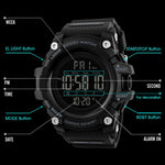 SKMEI 1384 Relógio Digital Masculino Multifuncional para Moda ao Ar Livre, Noctilucente, à Prova de Água, LED