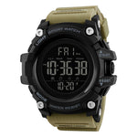SKMEI 1384 Relógio Digital Masculino Multifuncional para Moda ao Ar Livre, Noctilucente, à Prova de Água, LED