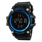 SKMEI 1384 Relógio Digital Masculino Multifuncional para Moda ao Ar Livre, Noctilucente, à Prova de Água, LED