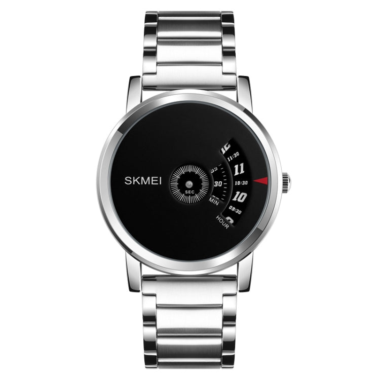 SKMEI 1260 Relógio de Pulso de Quartzo Criativo de Moda com Ponteiro, à Prova de Água 30m com Bracelete em Aço Inoxidável