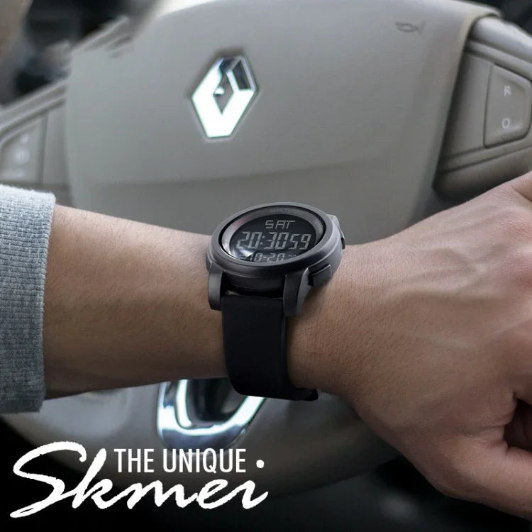 SKMEI 1257 Relógio Digital Desportivo Masculino de Moda para Exterior, à Prova de Água 50m