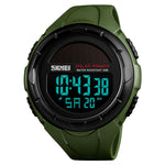 SKMEI 1405 Relógio Desportivo Solar de Moda para Exterior Multifuncional, à Prova de Água 50m, Relógio Digital Masculino