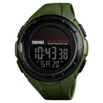 SKMEI 1405 Relógio Desportivo Solar de Moda para Exterior Multifuncional, à Prova de Água 50m, Relógio Digital Masculino