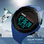 SKMEI 1405 Relógio Desportivo Solar de Moda para Exterior Multifuncional, à Prova de Água 50m, Relógio Digital Masculino