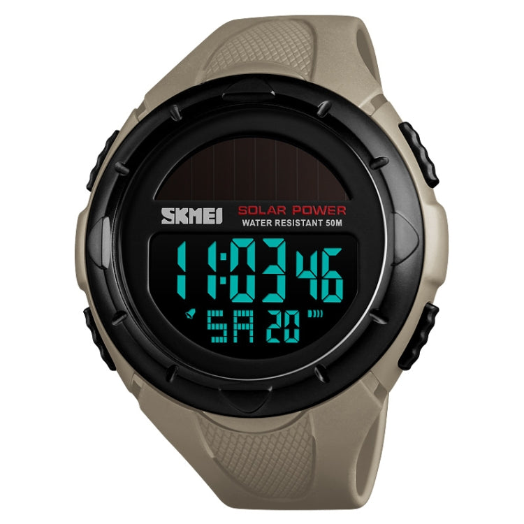 SKMEI 1405 Relógio Desportivo Solar de Moda para Exterior Multifuncional, à Prova de Água 50m, Relógio Digital Masculino