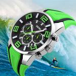 SKMEI 9128 Relógio de Pulso Desportivo Multifuncional de Moda com Mostrador 3D Grande, Relógio de Quartzo à Prova de Água 30m