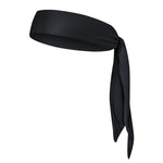 Bandana unissexo elástica para exercício, ioga e ginásio, que absorve o suor, faixa para a cabeça, faixa de suor, lenço para a cabeça, tamanho: 1.2*0.06m, faixa de suor para a cabeça (preto)