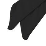 Bandana unissexo elástica para exercício, ioga e ginásio, que absorve o suor, faixa para a cabeça, faixa de suor, lenço para a cabeça, tamanho: 1.2*0.06m, faixa de suor para a cabeça (preto)