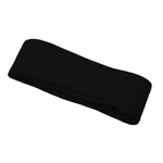 Bandana unissexo elástica para exercício, ioga e ginásio, que absorve o suor, faixa para a cabeça, faixa de suor, lenço para a cabeça, tamanho: 1.2*0.06m, faixa de suor para a cabeça (preto)