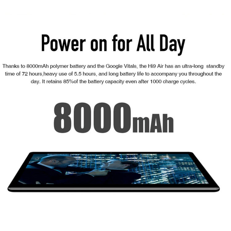 Android 8.0, MTK (Helio X27) Deca Core até 2,1GHz, Suporte OTG, FM, Bluetooth, WiFi Dual Band, Rede: 4G, Hi9 Air 4GB+64GB