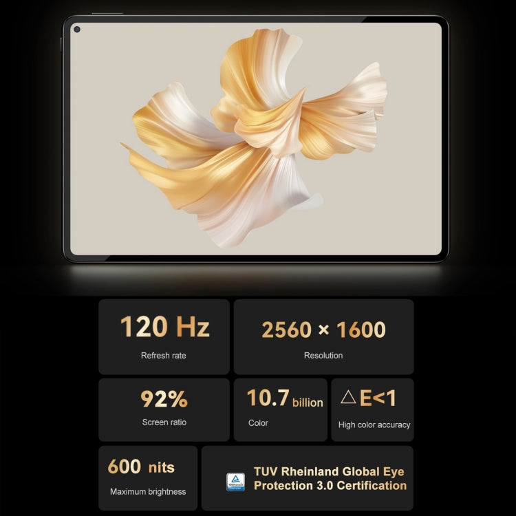HarmonyOS 3 Qualcomm Snapdragon 888 Octa Core, Suporte Duplo WiFi / BT / GPS, Sem Suporte Google Play, GOT-AL09 8GB+256GB