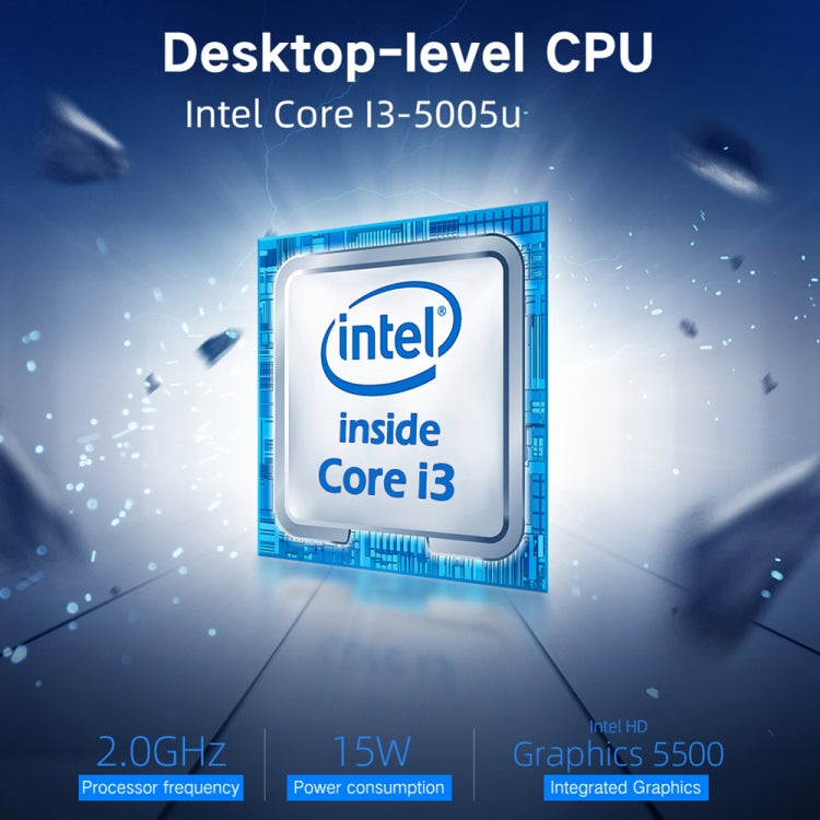 Windows 10 Home Intel Core i3-5005U 2.0GHz, Suporte WiFi & Bluetooth & Cartão TF & HDMI, X15 8GB+256GB