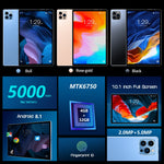 Android 8.1 MTK6750 Octa Core, Suporte Dual SIM, WiFi, Bluetooth, GPS