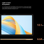 MagicOS 7.0 Dimensity 8100 Octa Core, 8 Altifalantes Bateria Grande 10050mAh, Sem Suporte Google, 8GB+128GB