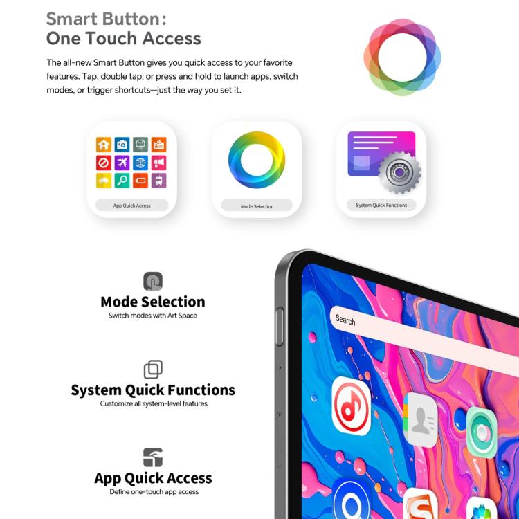 Teclast ArtPad Pro Tablet PC, 8GB+256GB, 12,7 polegadas Android 15 MTK Helio G99 Octa Core, Rede 4G Dual SIM, ArtPad Pro