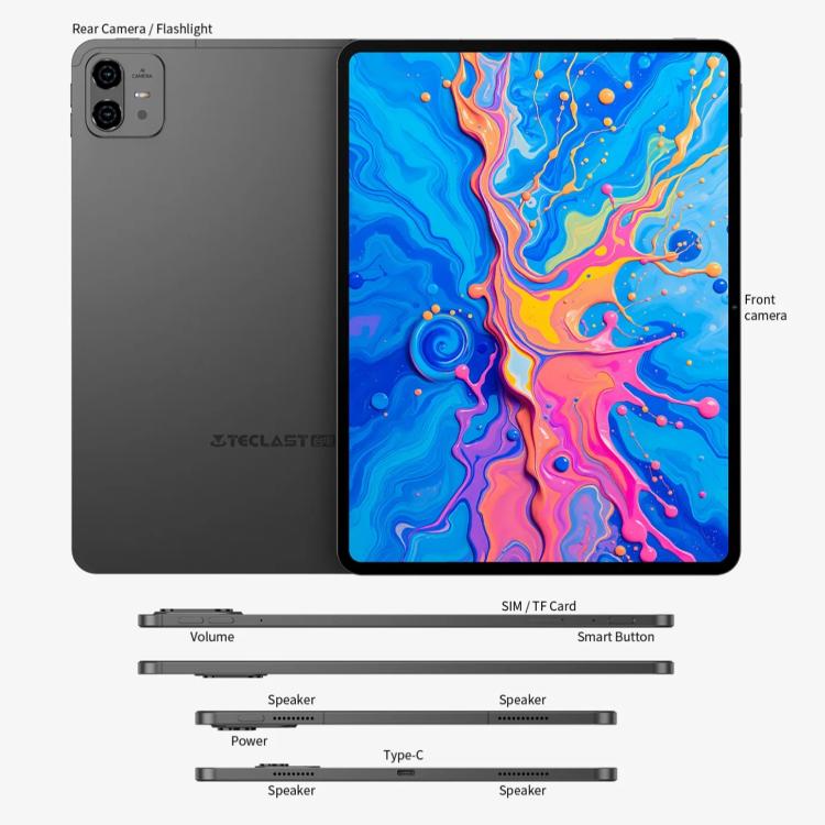 Teclast ArtPad Pro Tablet PC, 8GB+256GB, 12,7 polegadas Android 15 MTK Helio G99 Octa Core, Rede 4G Dual SIM, ArtPad Pro