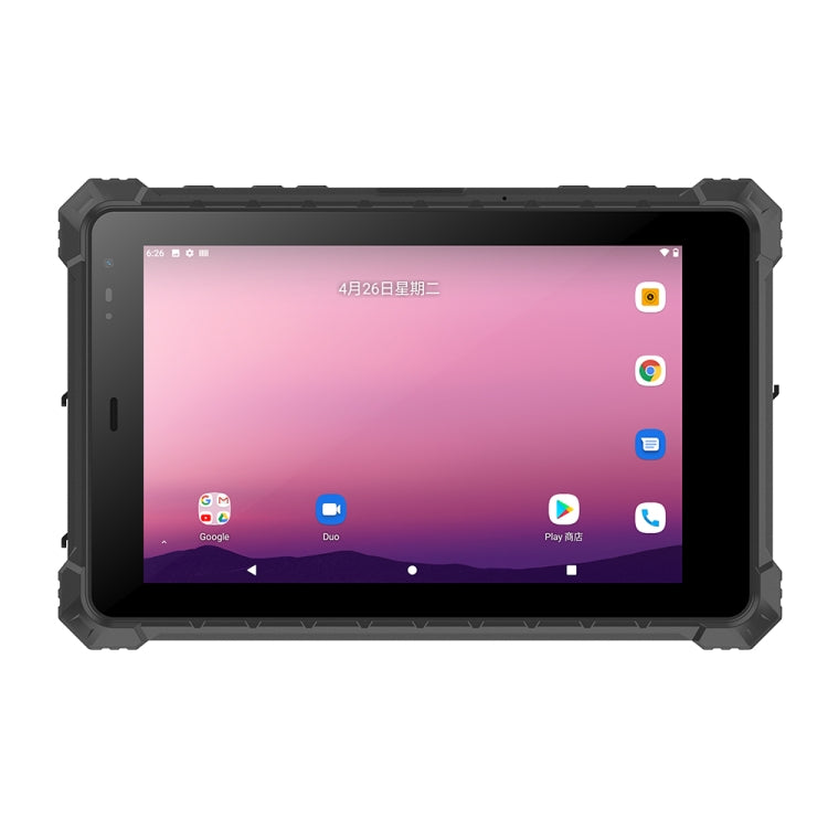 IP68 à prova de água, choque e poeira, Android 10.0 MT6771 Octa Core, suporte GPS/WiFi/BT/NFC, ficha UK, 8 polegadas 4GB+64GB