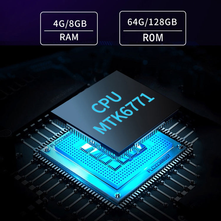 IP68 à prova de água, choque e poeira, Android 10.0 MT6771 Octa Core, suporte GPS/WiFi/BT/NFC, ficha UK, 8 polegadas 4GB+64GB