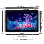 Windows 10, Intel Celeron J3455 Quad Core, Suporte para Cartão TF, HDMI, Bluetooth e WiFi Duplo, Teclado Não Incluído, N4000 4 Núcleos 8GB+128GB