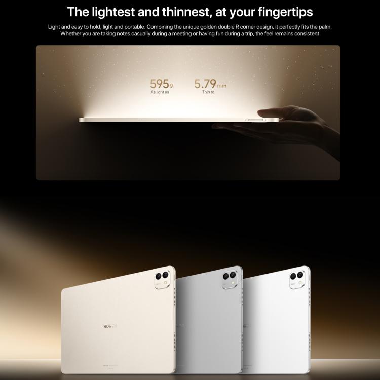 Tablet PC Honor MagicPad3 Pro 13,3 polegadas WiFi, 12GB+512GB MagicOS 10.0 Qualcomm Snapdragon 8 Lite Gen5 Octa Core, 12GB+512GB
