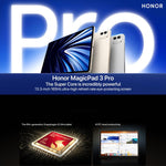 Tablet PC Honor MagicPad3 Pro 13,3 polegadas WiFi, 12GB+512GB MagicOS 10.0 Qualcomm Snapdragon 8 Lite Gen5 Octa Core, 12GB+512GB