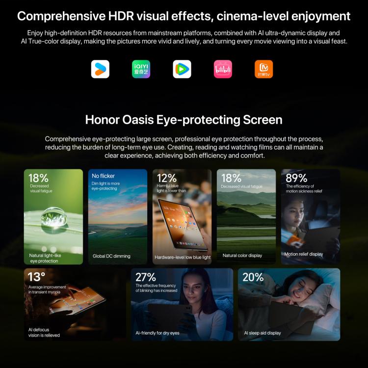 Tablet PC Honor MagicPad3 Pro 13,3 polegadas WiFi, 12GB+512GB MagicOS 10.0 Qualcomm Snapdragon 8 Lite Gen5 Octa Core, 12GB+512GB